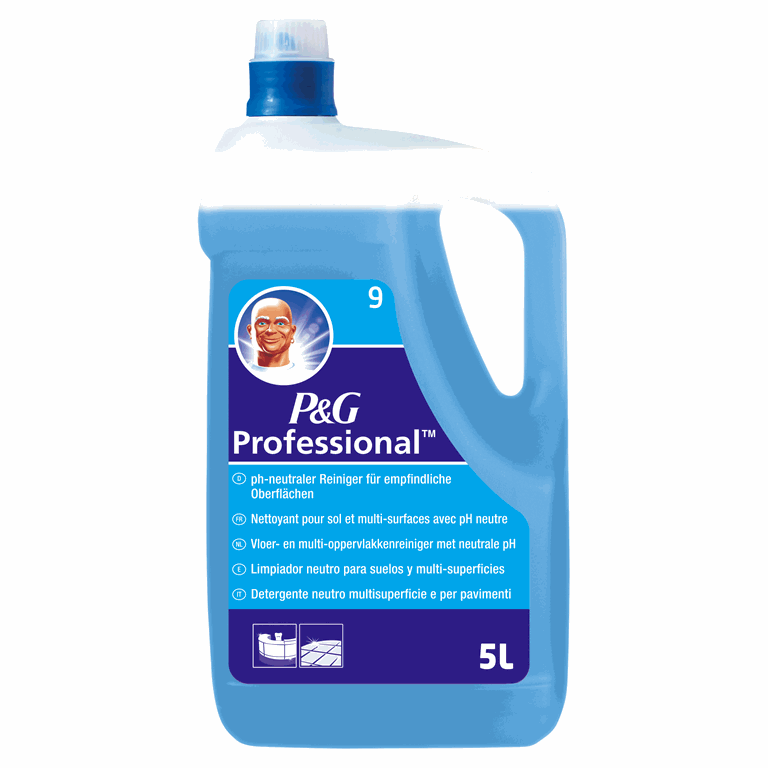 Limpiador pH neutro suelos y superficies P&G PROFESSIONAL 5 l – Fernandez  Lijo