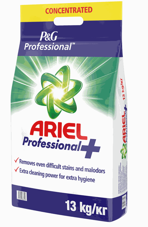 P&G PROFESSIONAL Ariel Formula Pro Plus – Detergente en Polvo 13kg